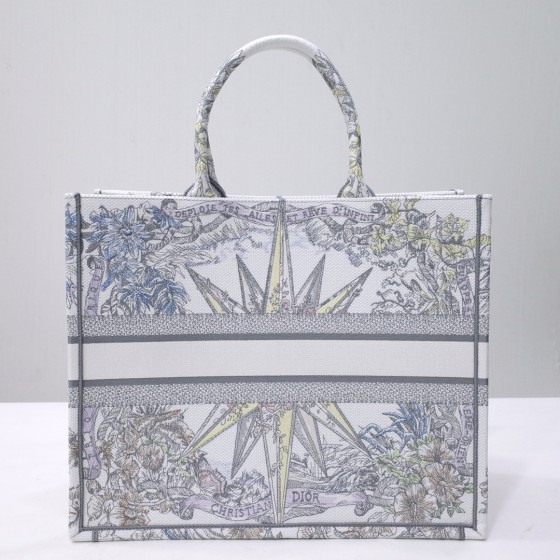 DIOR TOTE oblique vintage print