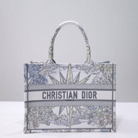 DIOR TOTE oblique vintage print