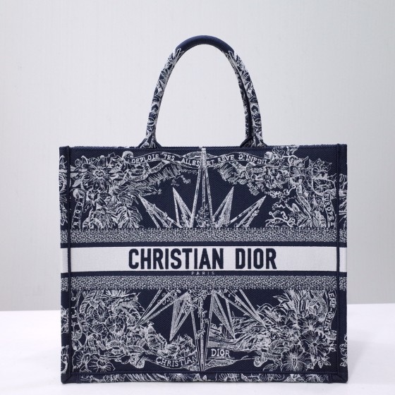 DIOR TOTE oblique vintage print