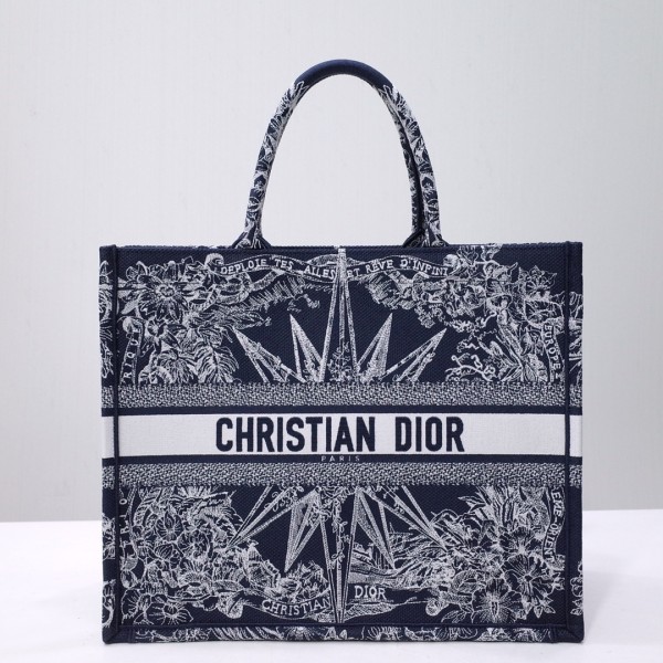 DIOR TOTE oblique vintage print