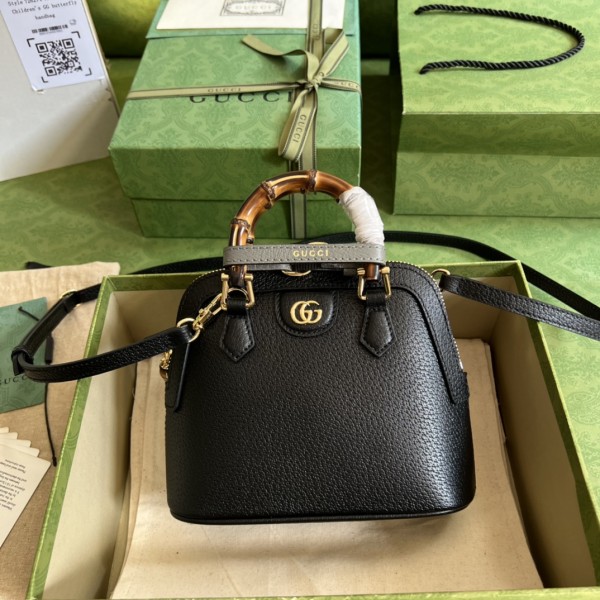 GUCCI Diana Bamboo Mini Tote Bag Model: 715775