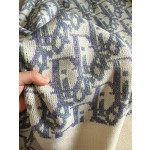 Dior Colorful Old Jacquard Wool Knitted Cardigan