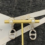 Dior Pig Nose Pearl Earrings