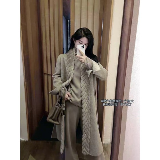 LP Imported Mink Wool Cashmere Coat Q15 (Please consult customer service to confirm the size before placing a custom order)