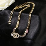 CHANEL Pink Diamond Double C Bracelet
