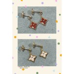 Louis Vuitton Fritillaria Square Earrings