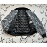 Dior three-dimensional woven jacquard threaded heavy work jacket