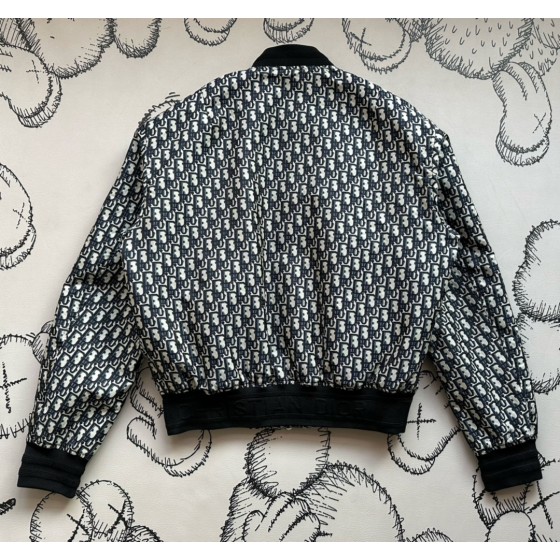 Dior three-dimensional woven jacquard threaded heavy work jacket