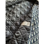 Dior three-dimensional woven jacquard threaded heavy work jacket