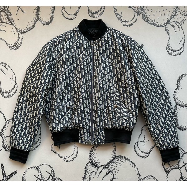 Dior three-dimensional woven jacquard threaded heavy work jacket