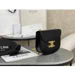 CELINE Leather Chain Saddle Bag~Model: 110973