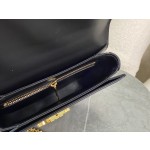 CELINE Leather Chain Saddle Bag~Model: 110973