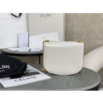 CELINE Leather Chain Saddle Bag~Model: 110973