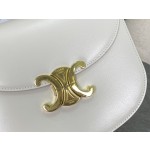 CELINE Leather Chain Saddle Bag~Model: 110973