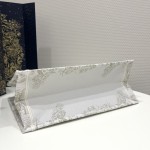 DIOR TOTE Gold Magpie Flower Graphic