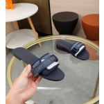 Dior webbing and woolen fitting slippers