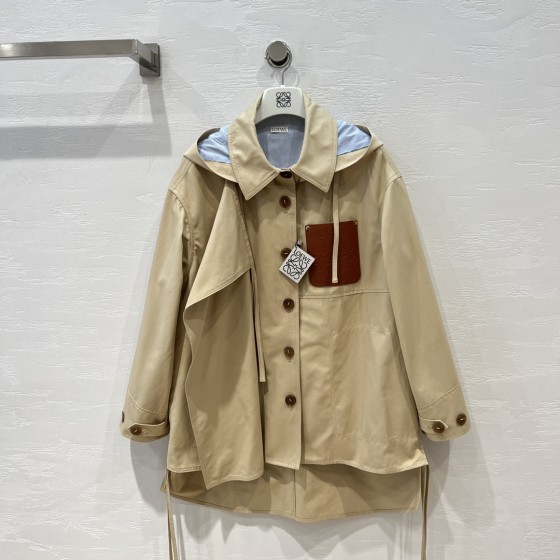 Loewe Vintage Denim Windbreaker Coat