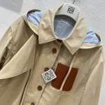 Loewe Vintage Denim Windbreaker Coat