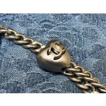 CHANEL 23B Autumn/Winter Trailer Series Buckle Big Bang Denim Square Fat Man 3829