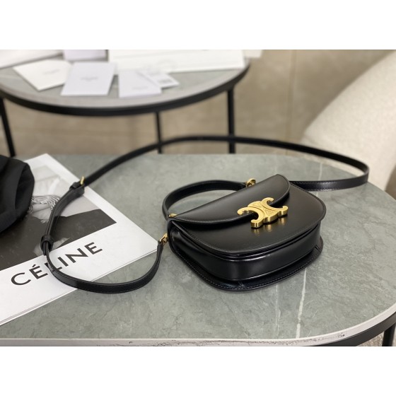 CELINE Leather Mini Saddle Bag Model: 10L063