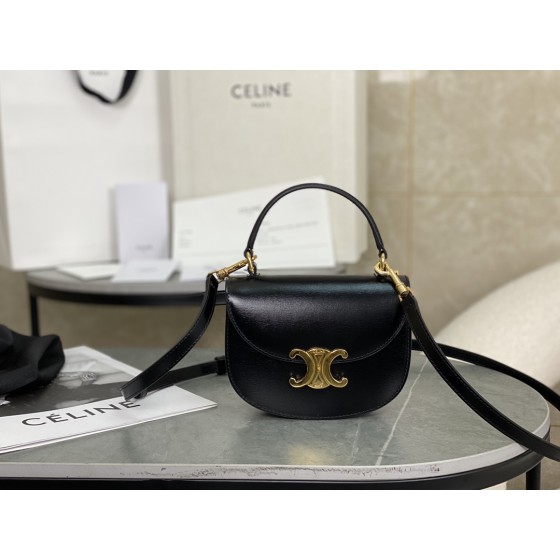 CELINE Leather Mini Saddle Bag Model: 10L063