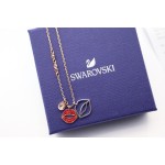 Swarovsk Flame Red Lip Collar Necklace