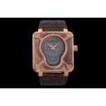 BR01SKULLBRONZE New Skull Bronze BR01 Watch