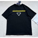 Prada's New Contrast Triangle Ribbon Triangle Short Sleeve