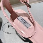 Prada high heeled pointed sandals