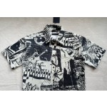 Louis Vuitton Comic Print Denim Short Sleeve Coat