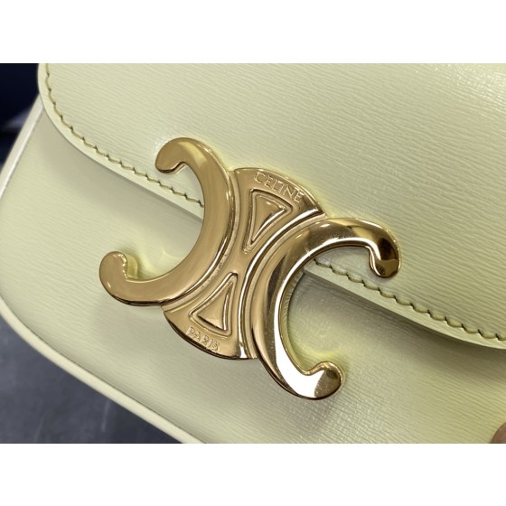 CELINE 𝗧𝗥𝗜𝗢𝗠𝗣𝗛⻼𝗠𝗜𝗡𝗜 Chicken Yellow 🐤  Triumphal Arch Mini Crossbody Bag Model: 101513