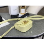CELINE 𝗧𝗥𝗜𝗢𝗠𝗣𝗛⻼𝗠𝗜𝗡𝗜 Chicken Yellow 🐤  Triumphal Arch Mini Crossbody Bag Model: 101513