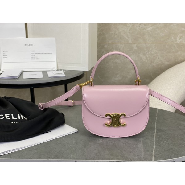 CELINE Leather Mini Saddle Bag Model: 10L063