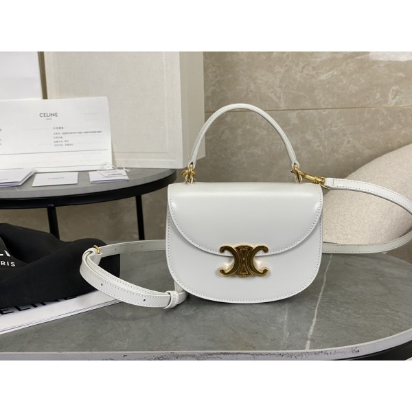 CELINE Leather Mini Saddle Bag Model: 10L063