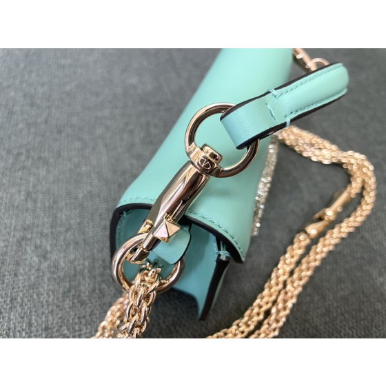 Valentino calfskin handbag 👜underarm bag Model: 1133 star diamond ▪️Drill buckle version