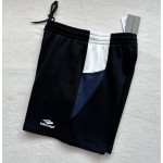 Balenciaga Blue and White 3M Embroidered Sports Casual Shorts
