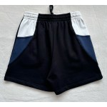 Balenciaga Blue and White 3M Embroidered Sports Casual Shorts