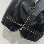 CHANEL patchwork vest jacket