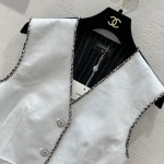 CHANEL patchwork vest jacket