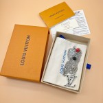 LOUIS VUITTON polka dot necklace with pumpkin element embellishments and adjustable chain