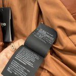 Fendi Chinese Style Temperament Short Jacket Leather Coat