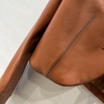 Fendi Chinese Style Temperament Short Jacket Leather Coat