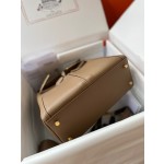 Kelly Lakis 28cm DO Weimaraner gold buckle imported swift leather hand-sewn wax thread