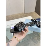 Prada Riveted Metal Heel Sandals