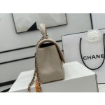 CHANEL 3P Latest Mini CF Handle Handbag AS2431 Contrast Sheepskin