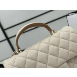 CHANEL 3P Latest Mini CF Handle Handbag AS2431 Contrast Sheepskin