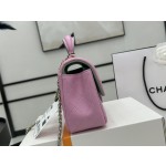 CHANEL 3P Latest Mini CF Handle Handbag AS2431 Contrast Sheepskin