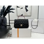 CHANEL 3P Latest Mini CF Handle Handbag AS2431 Contrast Sheepskin