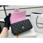 CHANEL 3P Latest Mini CF Handle Handbag AS2431 Contrast Sheepskin