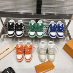 Louis Vuitton couple's runway show new basketball sneakers